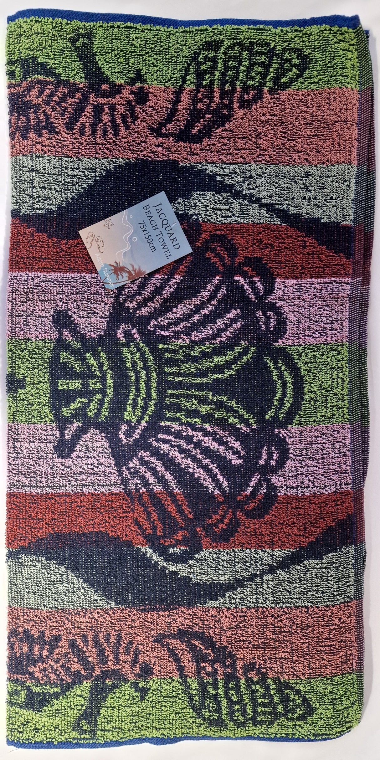 T27 JAQUARD DESIGN BEACH TOWEL