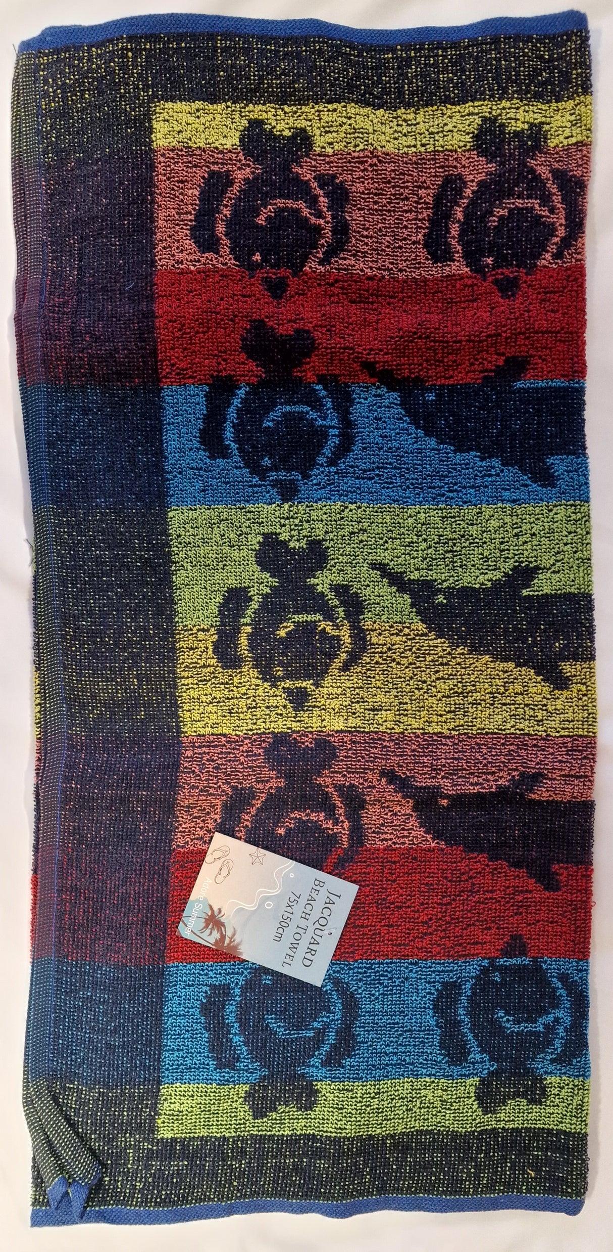 T27 JAQUARD DESIGN BEACH TOWEL