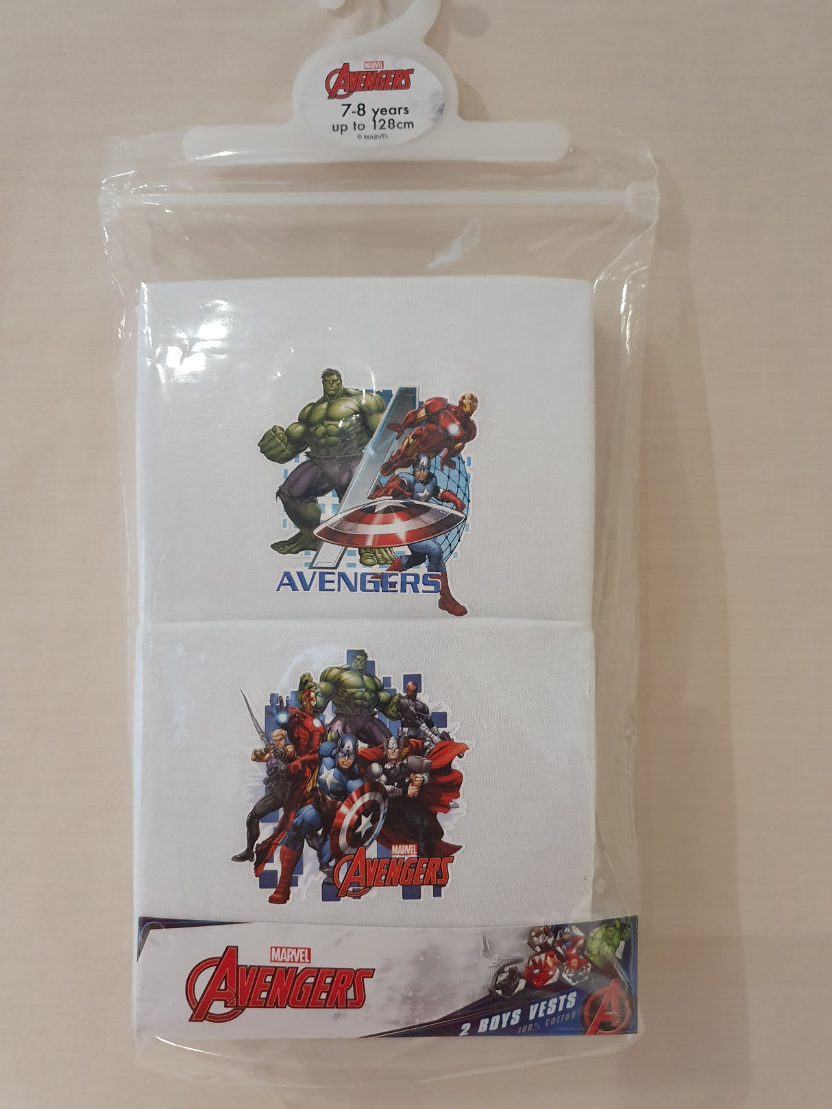 V1 AVENGERS 2PK - 3-8 YEARS