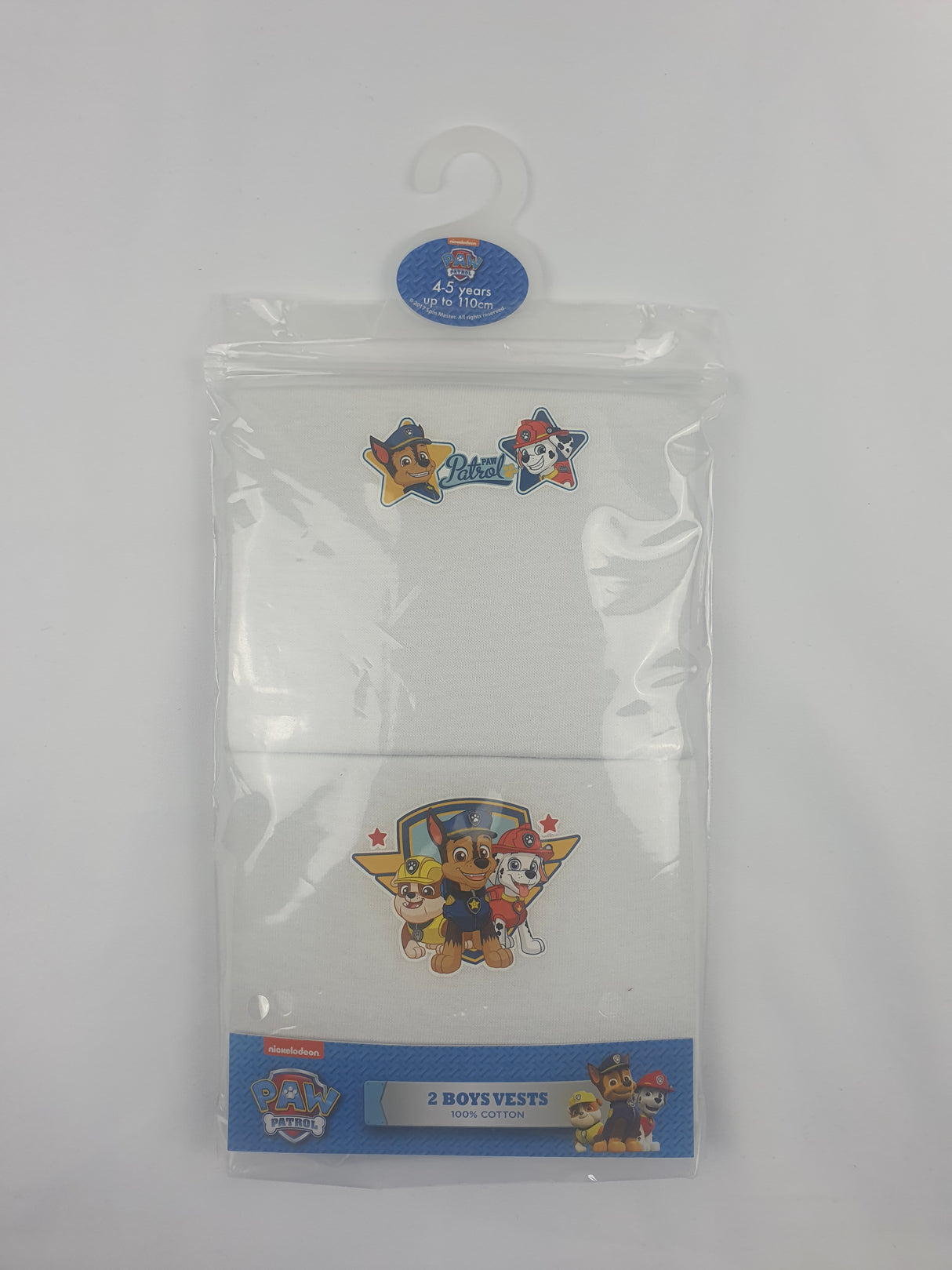 V4 PAW PATROL 2PK - 18 MONTH - 5 YEARS