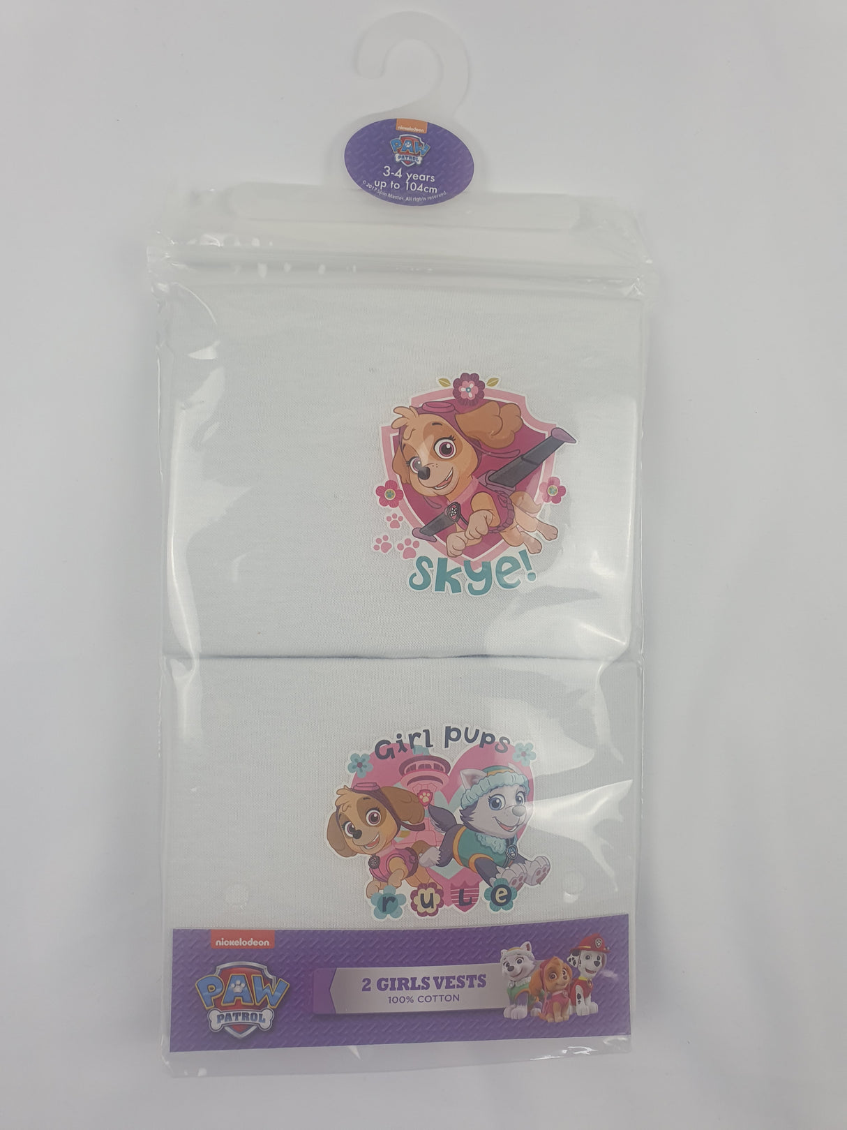 V6 PAW PATROL 2PK - 18 MONTH - 5 YEARS