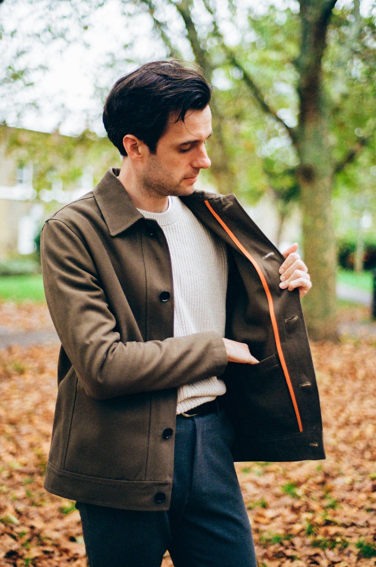 Regency Shacket - Olive Cotton canvas