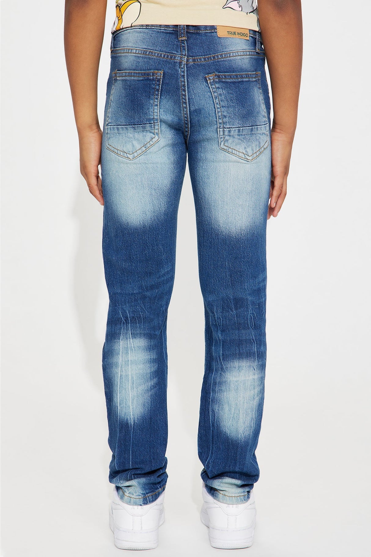 Mini Rip And Repair Stretch Boys Jeans II - Indigo