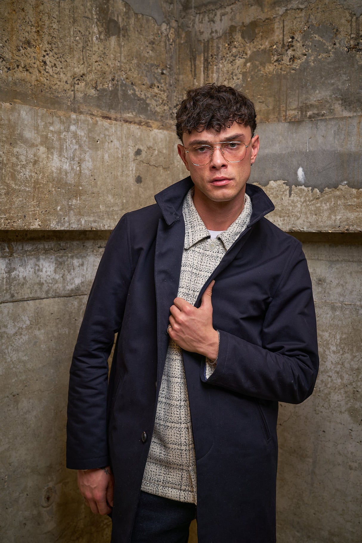 Finsbury Funnel Mac - Navy Dx