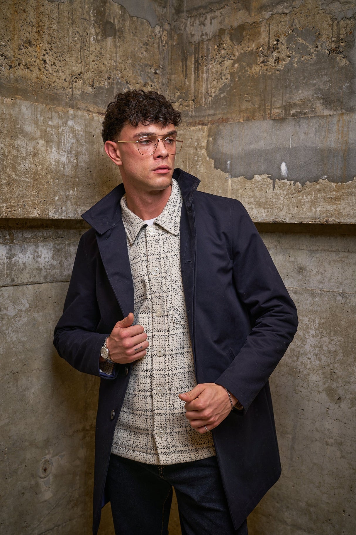 Finsbury Funnel Mac - Navy Dx