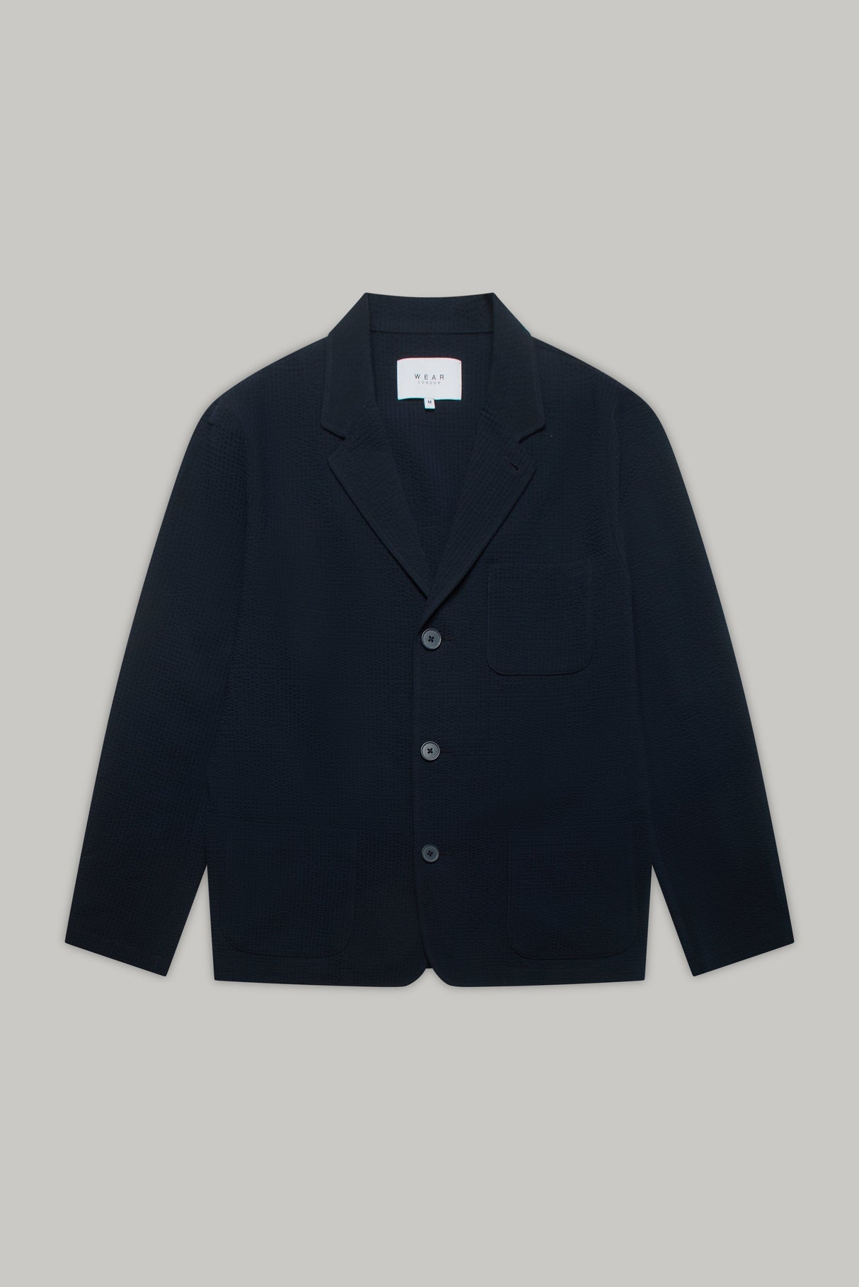 Geno Seersucker Blazer - Navy