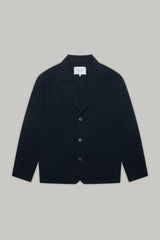 Geno Seersucker Blazer - Navy