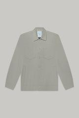 Turner Long Sleeve Jacket - Cotton Linen Stone