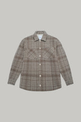 Bart Overshirt - Brown Ecru Check