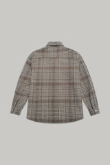 Bart Overshirt - Brown Ecru Check