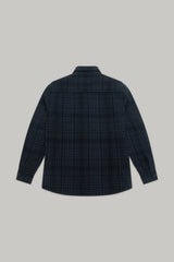 Bart Overshirt - Navy Blue Check