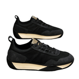 Stylish Men's Casual Hiking Shoes - Breathable Fabric Upper, Durable PVC Sole, Lace-Up Closure, All-Season Outdoor & Casual Attire - Black