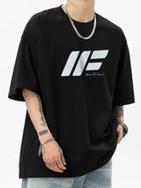 Men's Plus Size Round Neck Half Sleeve T-Shirt