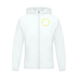 Soft Hooded Sports Jacket - Stand Tall - Yel/wht/blk/gry