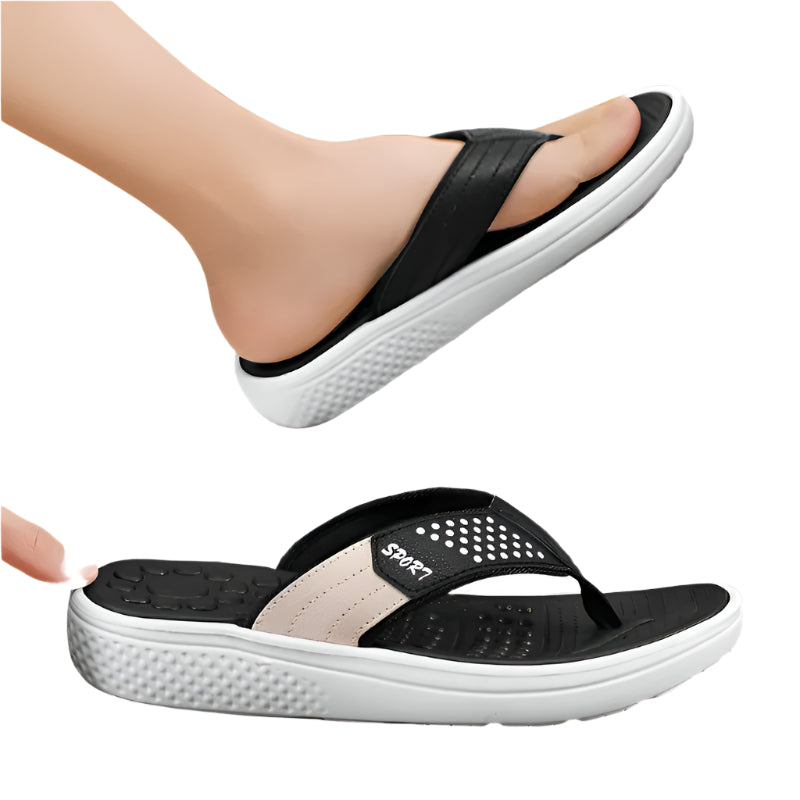 Men's Summer Beach Stylish Non-Slip Flip-Flops with Arch Support Sandals