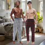 Men's Lightweight Cotton Flannel Pyjama Bottoms - Pack of 2