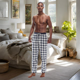 Men's Lightweight Cotton Flannel Pyjama Bottoms - Pack of 2