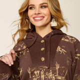 Ariat 10052413 Women's Ranchin Hoodie Sweatshirt