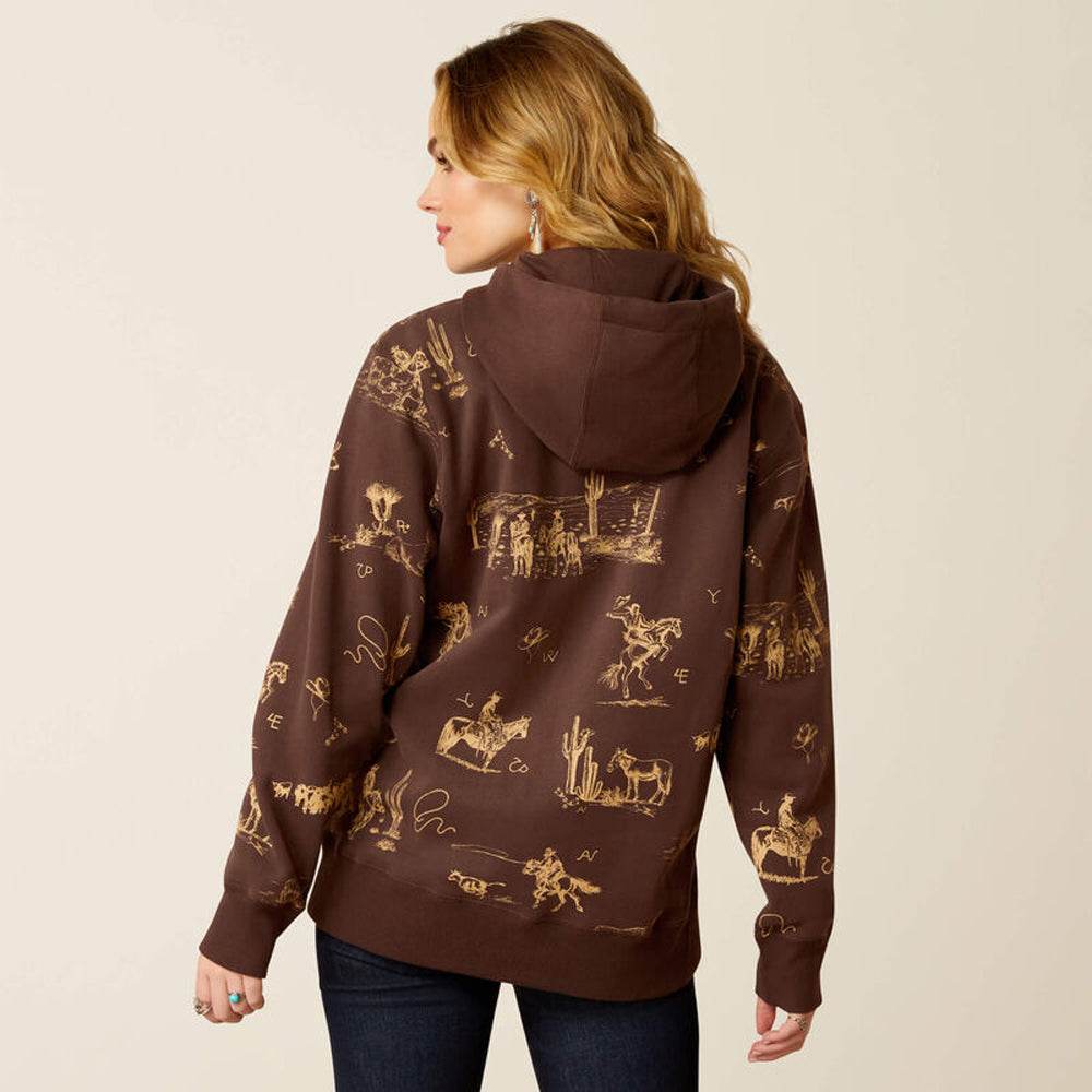Ariat 10052413 Women's Ranchin Hoodie Sweatshirt