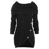 Pile pile collar hooded sweater