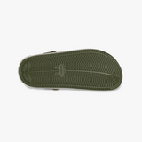 Crocs 209651-309 OFF COURT LOGO Unisex Clogs Army Green