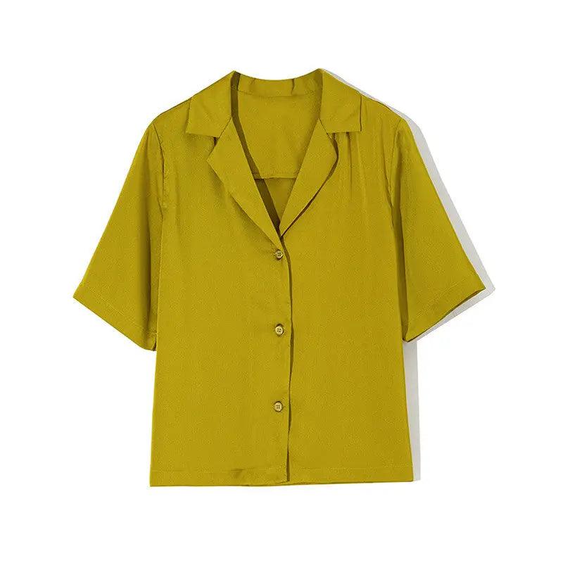 Luxurious Silk Satin Shirt