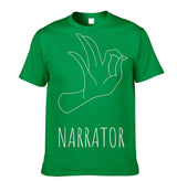 Men’s Gesture Print Short Sleeve T-Shirt – Casual Streetwear Graphic Tee