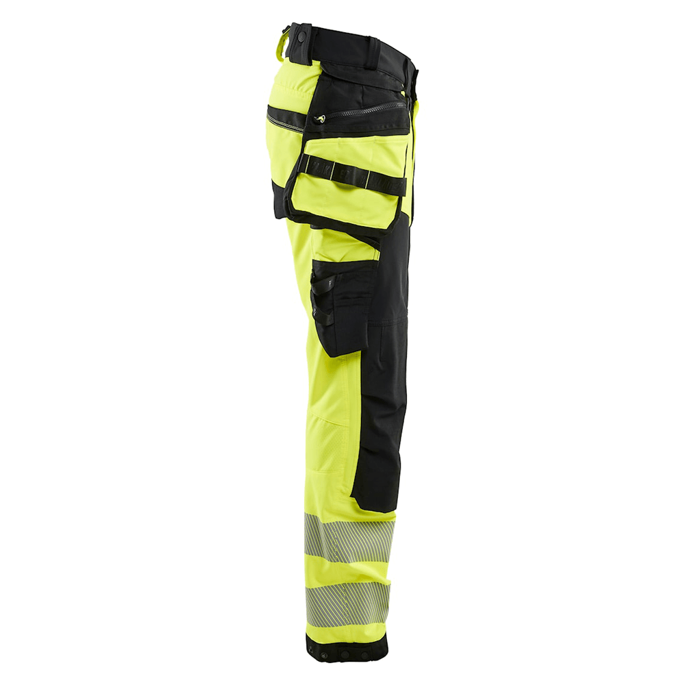 Blaklader 1122 Hi-Vis 4-Way Stretch Kneepad Trousers Hi-Vis Yellow