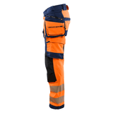 Blaklader 1122 Hi-Vis 4-Way Stretch Kneepad Trousers