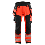 Blaklader 1122 Hi-Vis 4-Way Stretch Kneepad Trousers