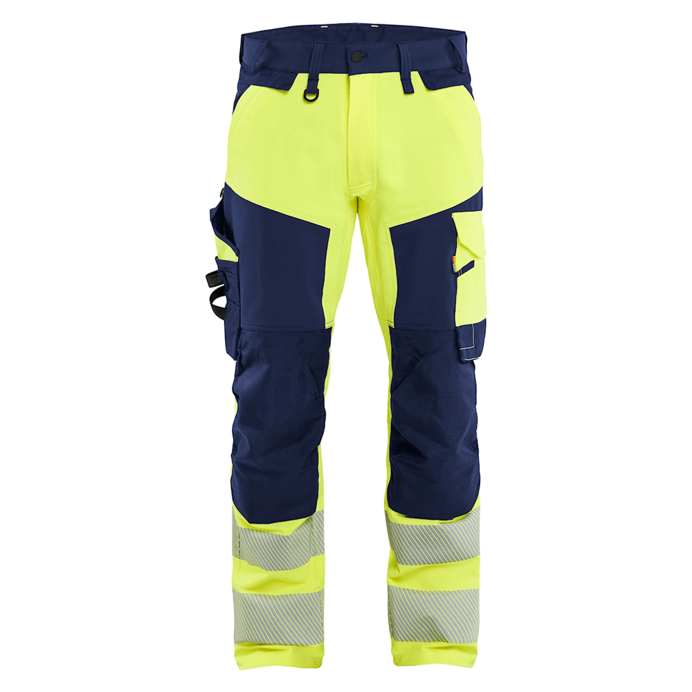 Blaklader 1124 Hi-Vis 4-Way Stretch Kneepad Trousers Hi-Vis Yellow