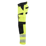 Blaklader 1124 Hi-Vis 4-Way Stretch Kneepad Trousers Hi-Vis Yellow