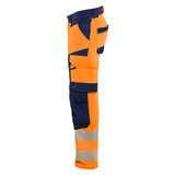Blaklader 1124 Hi-Vis 4-Way Kneepad Stretch Trousers