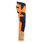 Blaklader 1124 Hi-Vis 4-Way Kneepad Stretch Trousers