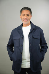 Mark Shacket - Navy Cotton