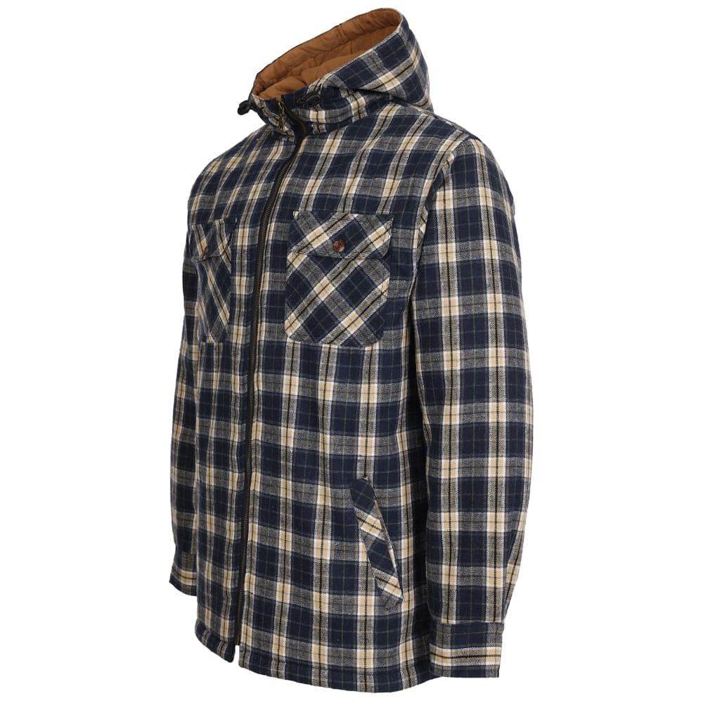 Fort 125 Penarth Fleece Lined Hooded Shirt Jacket