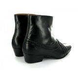 Montecatini ARTURO Mens Cuban Heel Reptile Leather Boots Black