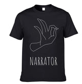 Men’s Gesture Print Short Sleeve T-Shirt – Casual Streetwear Graphic Tee