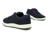 DEK CHARLIE Mens Canvas 5 Eyelet Leisure Trainers Navy