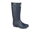 Woodland COUNTRY Wide Calf Unisex Buckle Wellington Boots Navy Blue