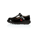 KICK T Girls Patent Leather Shoes Black