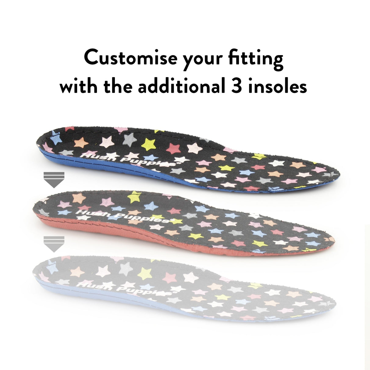 Hush Puppies RINA Girls Leather School Shoes Black Patent