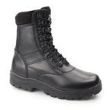 Grafters TOP GUN Unisex Leather Work Boots Black