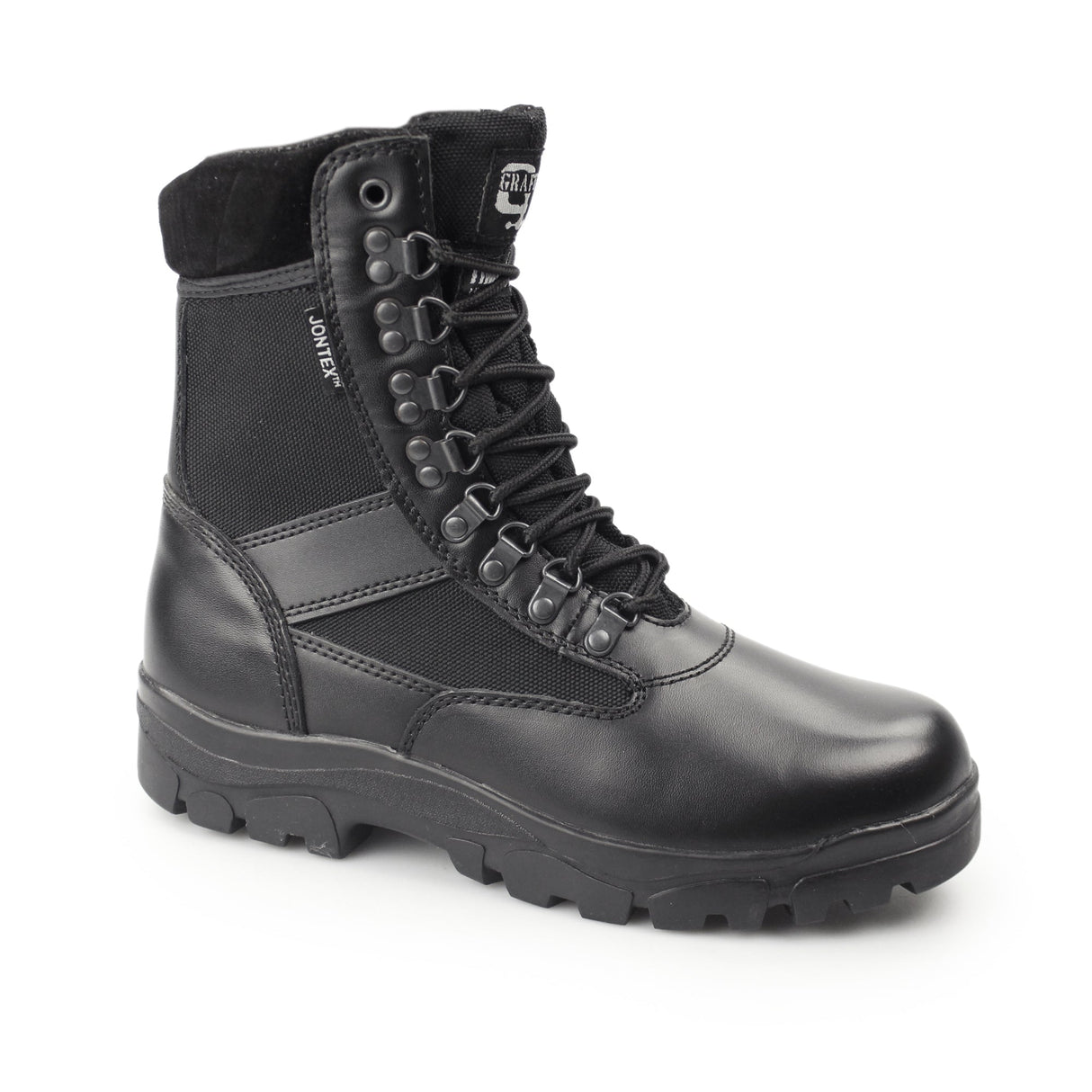 Grafters SNIPER Unisex Waterproof Leather Work Boots Black