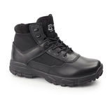 Grafters COVER II Unisex Leather Work Boots Black