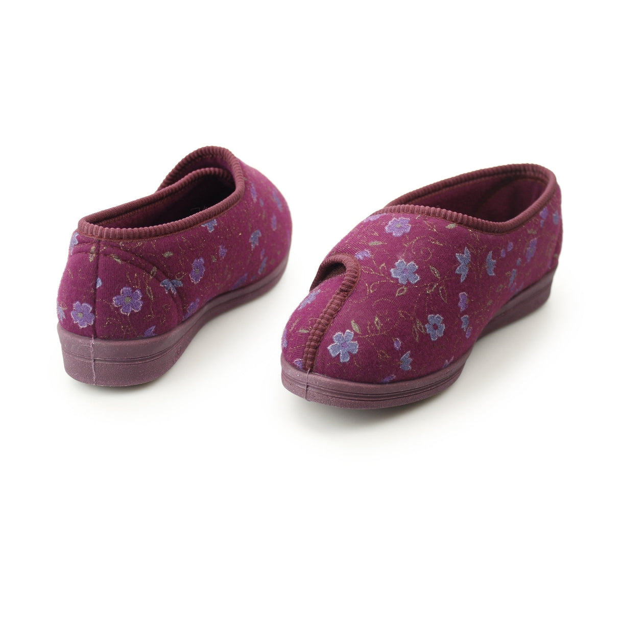 Comfylux DAVINA Womens Full Slippers Wine