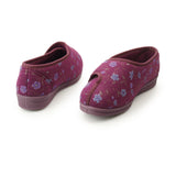 Comfylux DAVINA Womens Full Slippers Wine