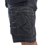 Blaklader 1502 Holster Pocket Work Shorts X1500 Black, 40" Waist