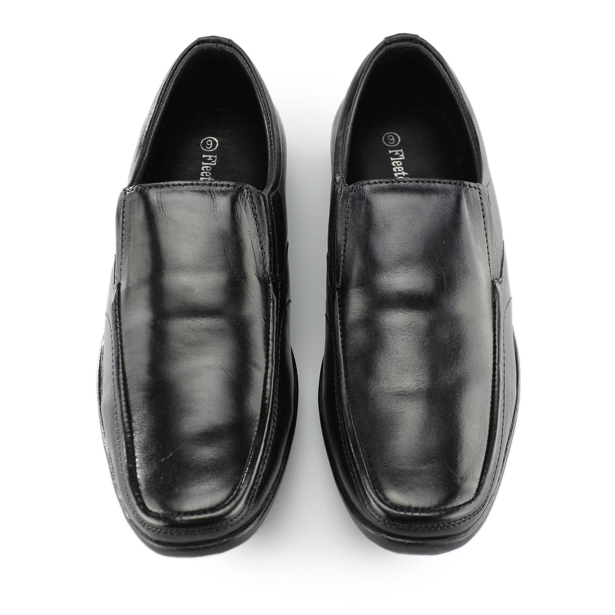 Fleet & Foster ALAN Mens Leather Shoes Black