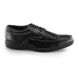 Fleet & Foster DAVE Mens Leather Derby Shoes Black